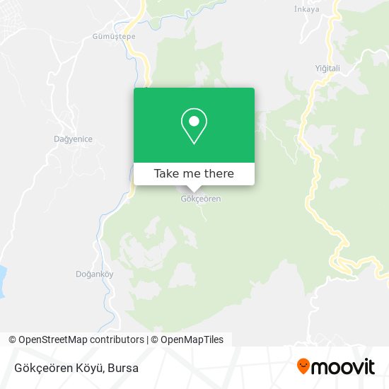 Gökçeören Köyü map