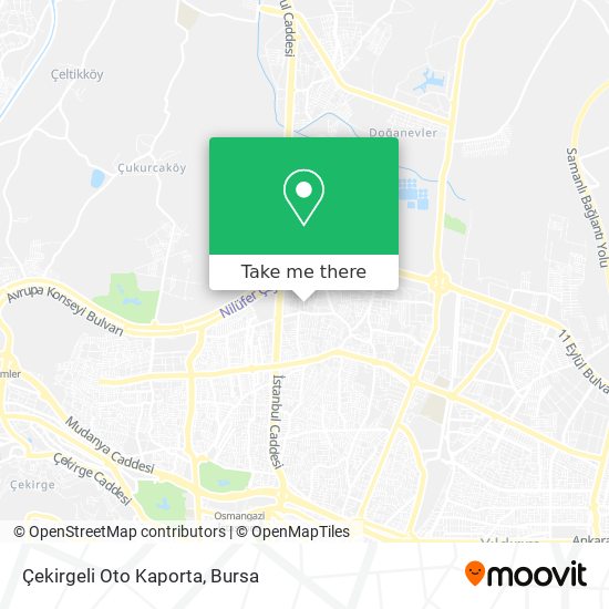 Çekirgeli Oto Kaporta map