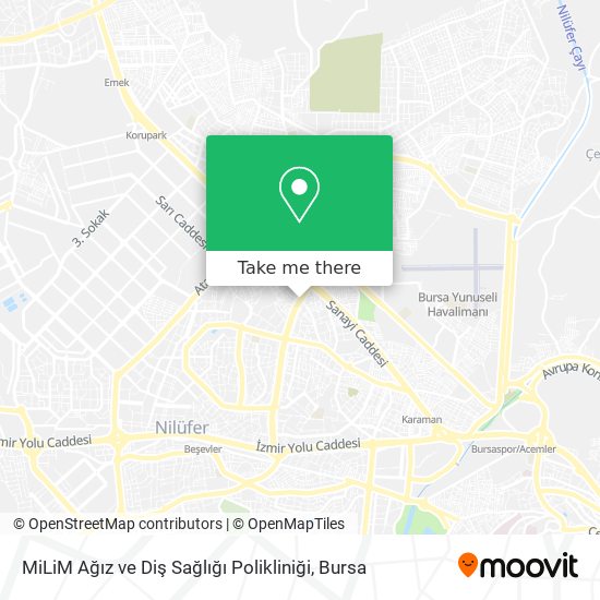 MiLiM Ağız ve Diş Sağlığı Polikliniği map