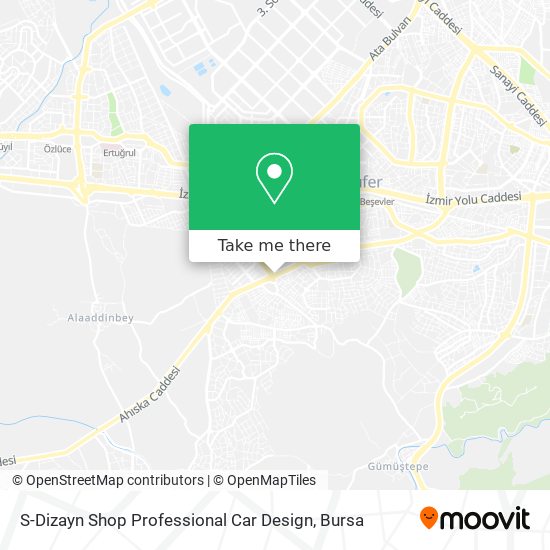 S-Dizayn Shop Professional Car Design map