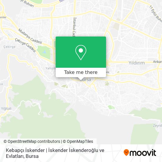 Kebapçı İskender | İskender İskenderoğlu ve Evlatları map