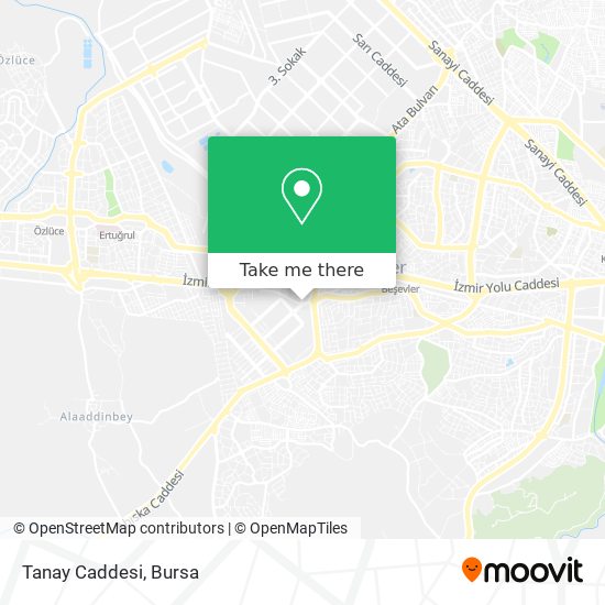 Tanay Caddesi map