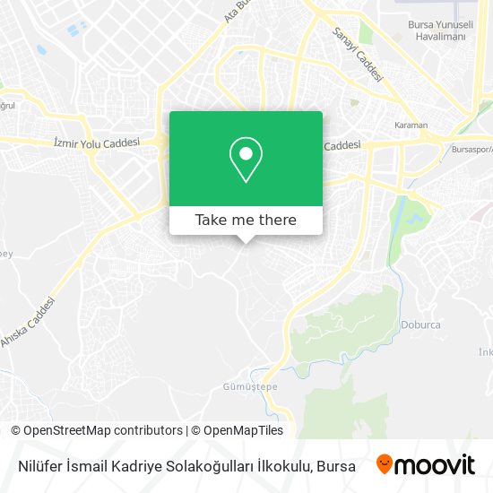 Nilüfer İsmail Kadriye Solakoğulları İlkokulu map