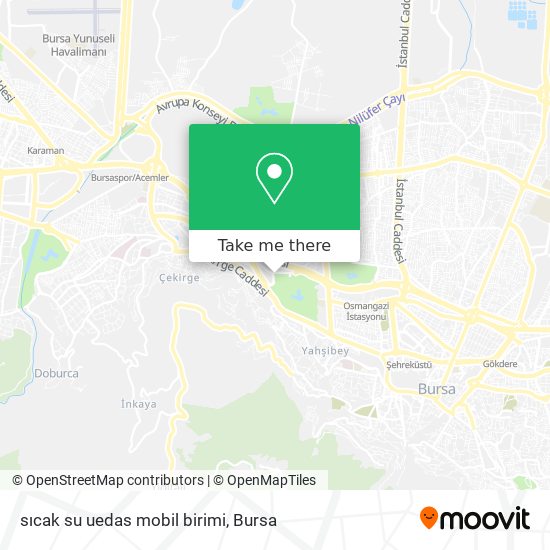 sıcak su uedas mobil birimi map
