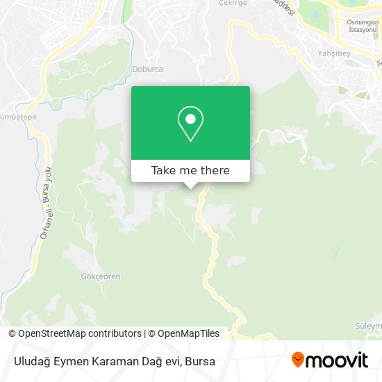 Uludağ Eymen Karaman Dağ evi map