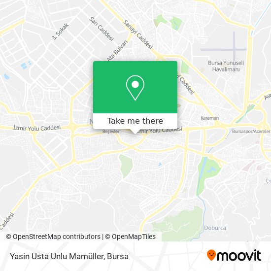 Yasin Usta Unlu Mamüller map