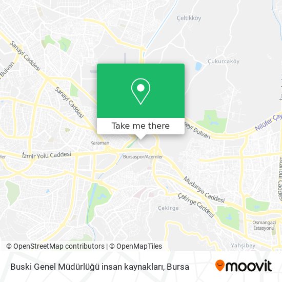 Buski Genel Müdürlüğü insan kaynakları map
