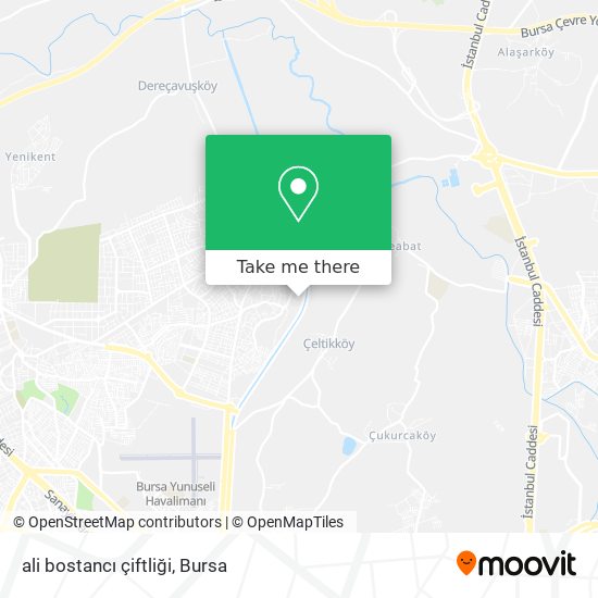 ali bostancı çiftliği map
