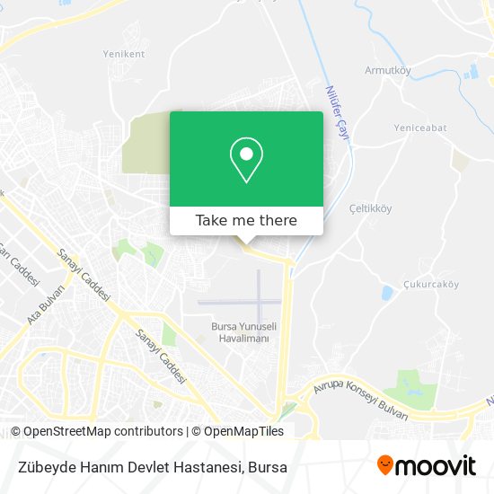 Zübeyde Hanım Devlet Hastanesi map