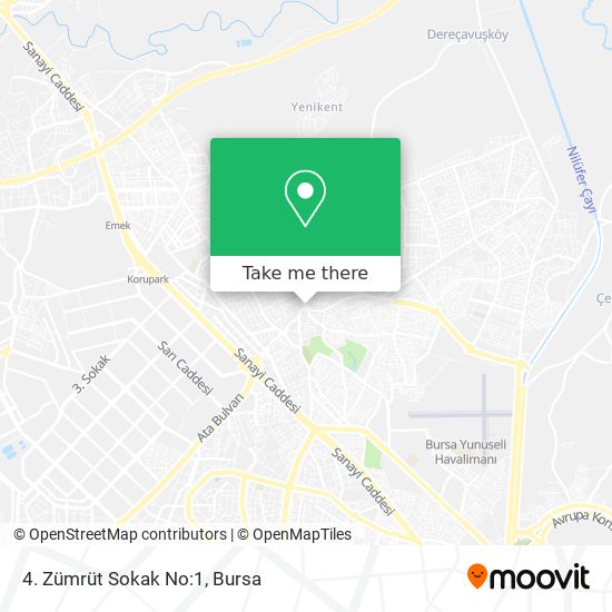 4. Zümrüt Sokak No:1 map