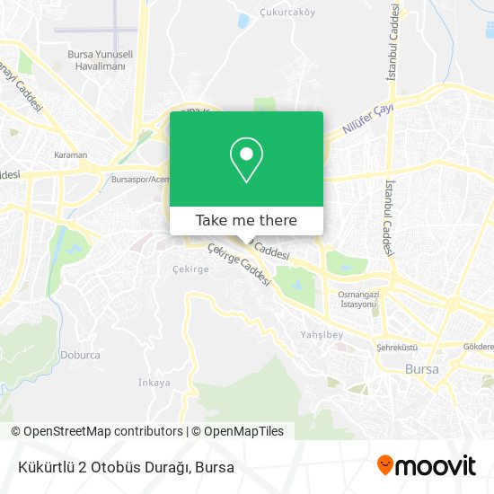 Kükürtlü 2 Otobüs Durağı map