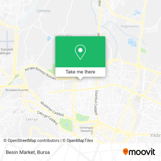 Besin Market map