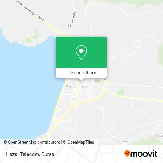 Hazal Telecom map