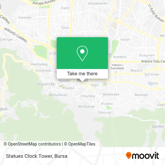 Statues Clock Tower map