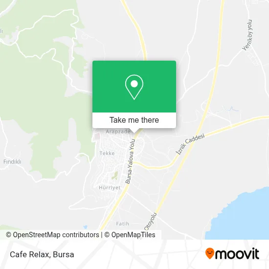 Cafe Relax map