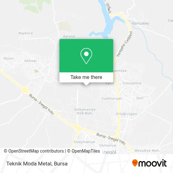 Teknik Moda Metal map