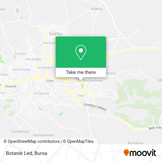 Botanik Led map