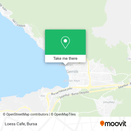 Loess Cafe map