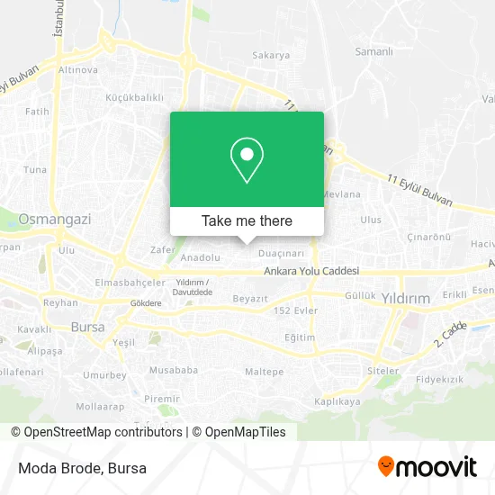 Moda Brode map
