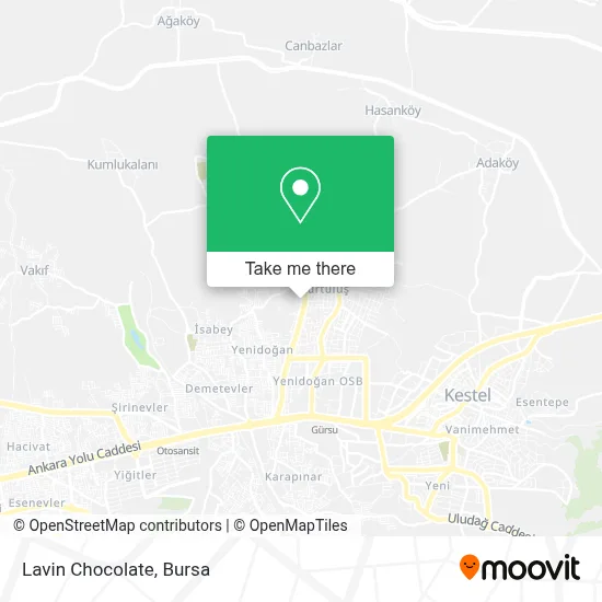 Lavin Chocolate map