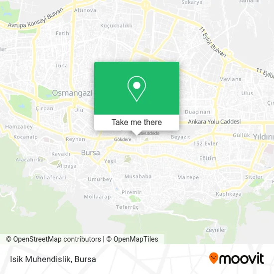 Isik Muhendislik map