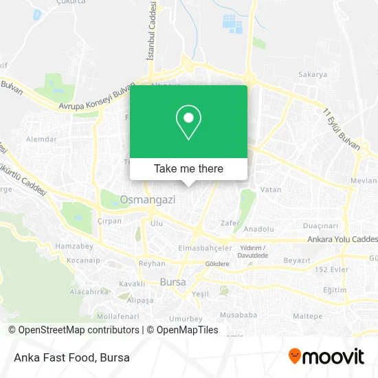 Anka Fast Food map