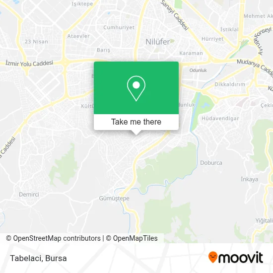 Tabelaci map