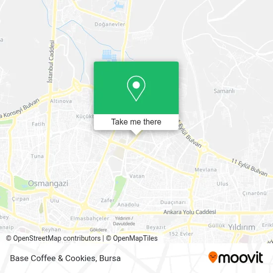 Base Coffee & Cookies map