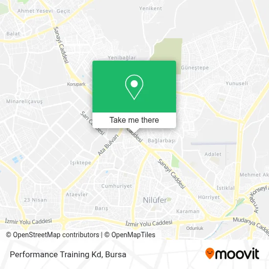 Performance Training Kd map