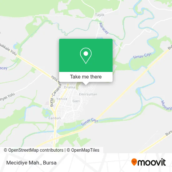 Mecidiye Mah. map