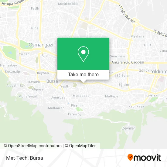 Met-Tech map