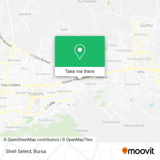 Shell Select map