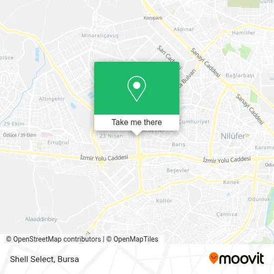 Shell Select map