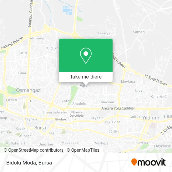 Bidolu Moda map