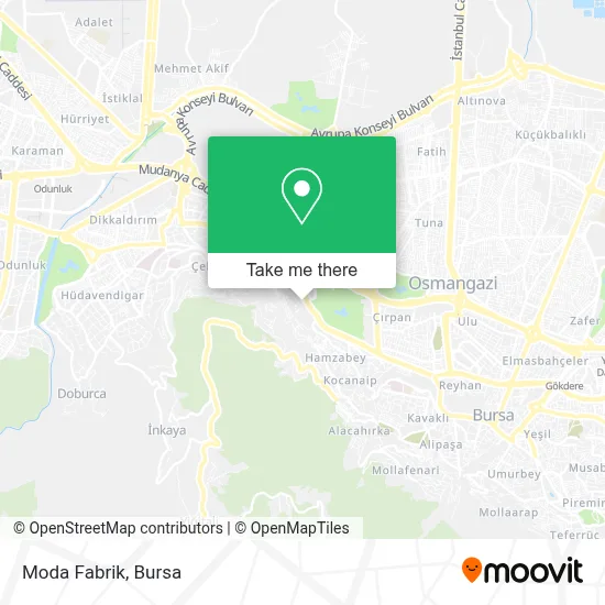 Moda Fabrik map