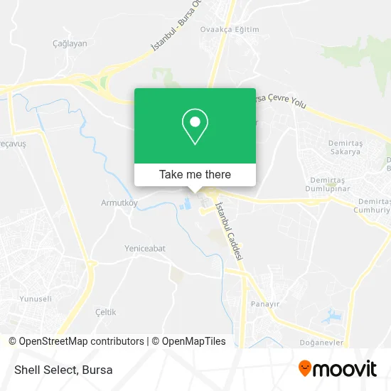 Shell Select map