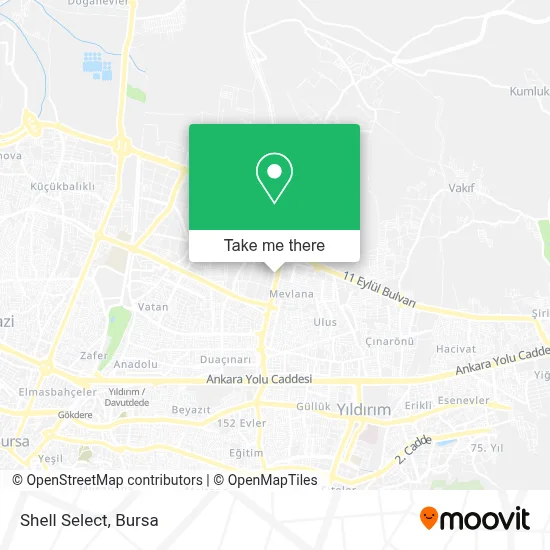 Shell Select map