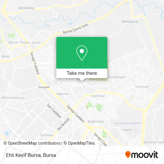 Ehli Keyif Bursa map