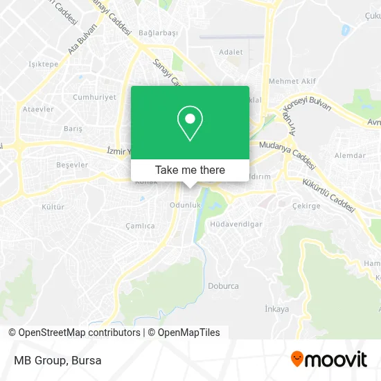 MB Group map