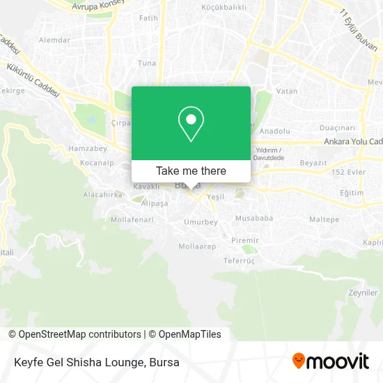 Keyfe Gel Shisha Lounge map