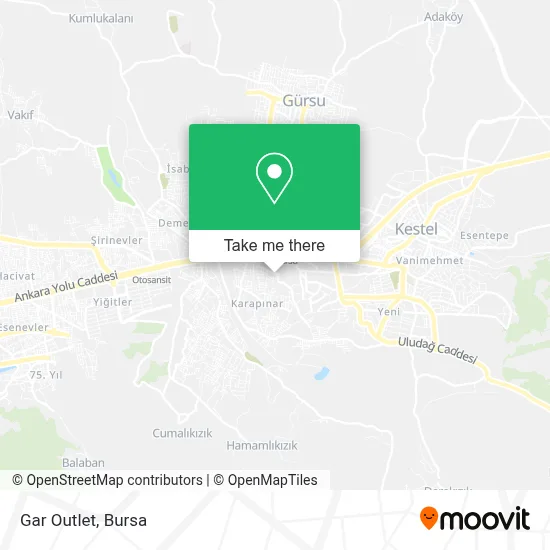 Gar Outlet map