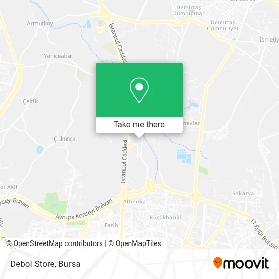 Debol Store map