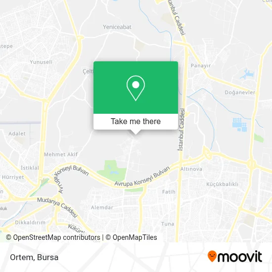 Ortem map