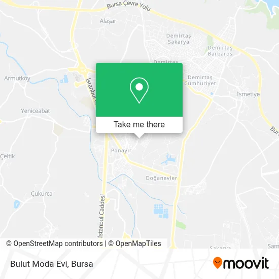 Bulut Moda Evi map