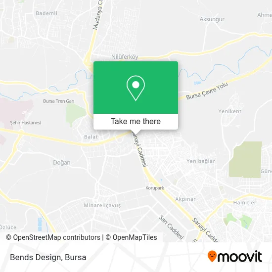 Bends Design map