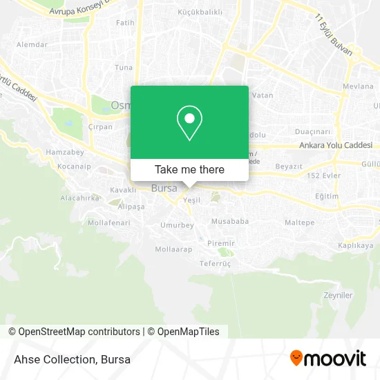 Ahse Collection map