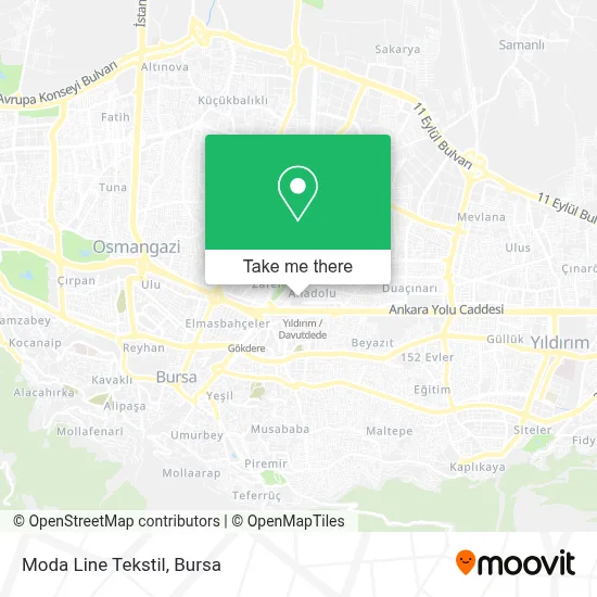 Moda Line Tekstil map