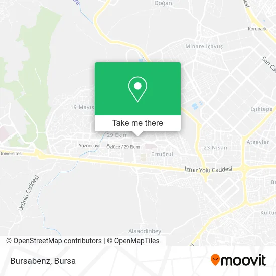 Bursabenz map