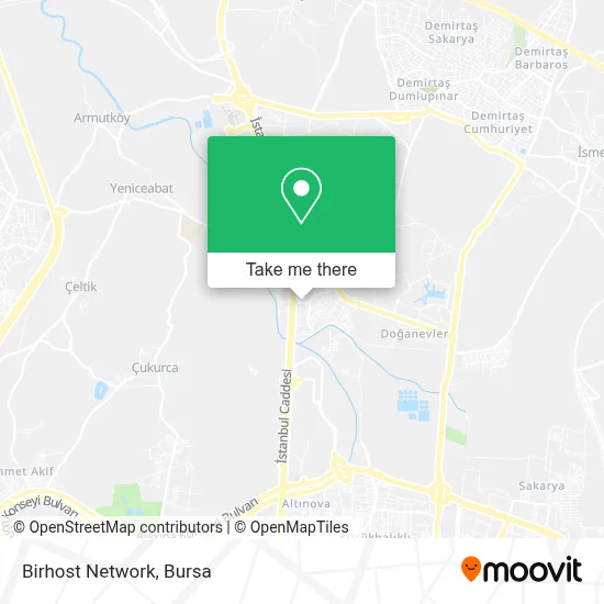 Birhost Network map