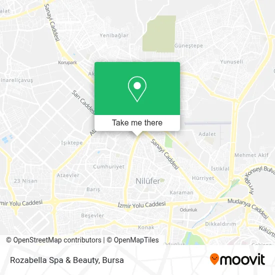 Rozabella Spa & Beauty map